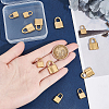 12Pcs 2 Styles 304 Stainless Steel Pendants STAS-UN0057-68-4