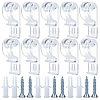 Gorgecraft 2 Sets Curtain Clear P Clips Hook IFIN-GF0001-24-1