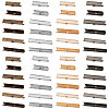 72Pcs 12 Style Iron Ribbon Ends IFIN-PH0001-87-1