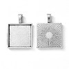 Tibetan Style Pendant Cabochon Settings LS-TIBEP-A123359-AS-FF-2