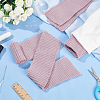 95% Cotton & 5% Spandex Fiber Ribbing Fabric for Cuffs OCOR-WH0082-148D-5