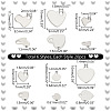   120Pcs 6 Styles 201 Stainless Steel Charms STAS-PH0005-61-2