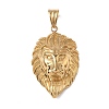 304 Stainless Steel Big Pendants STAS-F333-01G-1