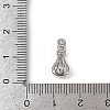 Brass Pave Clear Cubic Zirconia Pendants KK-L238-25P-3