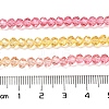 Transparent Painted Glass Beads Strands X1-DGLA-A034-T4mm-A07-3