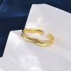 Brass Cuff Rings for Women RJEW-H248-03G-3
