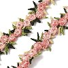 Polyester Flower Lace Ribbon OCOR-WH0070-77G-2
