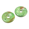 Opaque Imitation Jade Acrylic Pendants OACR-G064-07B-2