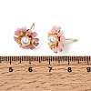 Brass Enamel Stud Earrings KK-CBA8324-27G-7