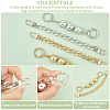 Unicraftale 4Pcs 4 Style Beaded & Curb Chain Purse Strap Extenders DIY-UN0005-71-5