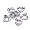 Non-Tarnish 304 Stainless Steel Open Heart Charms LS-STAS-L218-14P-1