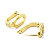 Brass Letter Stud Earrings for Women EJEW-A038-01O-G-2