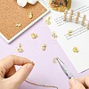 10Pcs 5 Styles Autumn Theme Brass Micro Pave Clear & Black Cubic Zirconia Charms KK-CJ0004-21-5