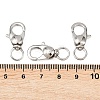 Tarnish Resistant 304 Stainless Steel Swivel Lobster Claw Clasps X-STAS-R065-10-2
