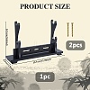 2-Tier Wooden Sword Katana Holder Stands ODIS-WH0081-11B-2