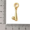 Rack Plating Brass Micro Pave Clear Cubic Zirconia European Dangle Charms LS-KK-P279-16G-3