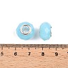 Imitation Jade Glass European Beads GPDL-N004-B14mm-B03-3