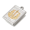 Two Tone 304 Stainless Steel Pendants STAS-D391-05GP-02-2