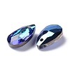 Faceted Teardrop Glass Pendants GLAA-O008-A19-3