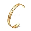 304 Stainless Steel Open Cuff Bangles for Women BJEW-Z083-02G-05-4