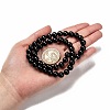 Natural Eyeless Obsidian Beads Strands LS-G-K123-06-12mm-5