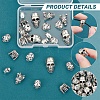 24Pcs 6 Styles Tibetan Style Alloy Beads FIND-NB0005-15-5