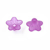 Transparent Acrylic Beads X-PL554-16-3