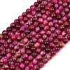 Grade AB Natural Tiger Eye Beads Strands X-G-F591-18-6mm-05-2