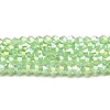 Imitation Jade Electroplate Glass Beads Strands EGLA-A039-J6mm-B01-1