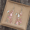 Easter Acrylic Dangle Earrings FS-WGE007A-01-2