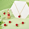 5Pcs Handmade Polymer Clay Beads CLAY-TA0001-98A-7