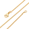 Brass Curb Chains Necklaces for Women NJEW-D302-73G-4