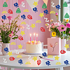 300Pcs 6 Styles Glitter Powder Paper Confetti DIY-WH20165-003-6