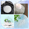 Transparent Electroplate Crushed Glass Craft GLAA-SC0001-98A-01-5