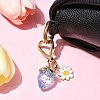 Acrylic Strawberry Pendant Decoration HJEW-SW00120-02-4