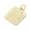 Brass Pendants KK-P349-13G-2