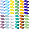 600Pcs 12 Styles Transparent & Opaque Colours Glass Seed Beads SEED-PA0001-15-7