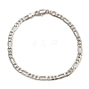 Brass Figaro Chain Bracelets & Necklaces for Women NJEW-U011-11P-3