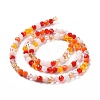 Glass Beads Strands GLAA-E036-09C-3