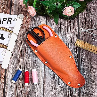 PU Leather Protective Scissors Cover AJEW-WH20054-174-1