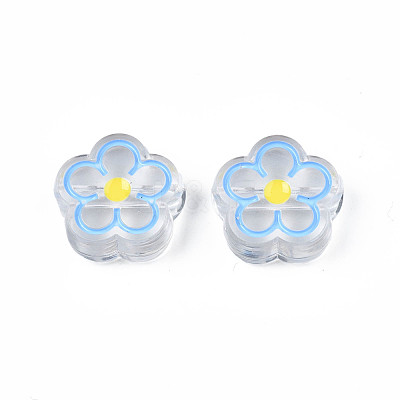 Transparent Acrylic Beads ACRC-S039-03-1