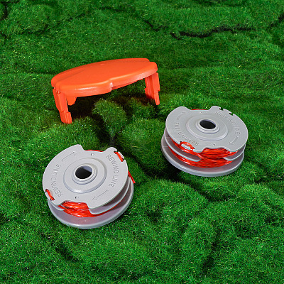 2 PCS Strimmer Spool Line and one Cap Compatible with Flymo FLY021 Grass Cutter Trimmer Wire FIND-TAC0027-31-1