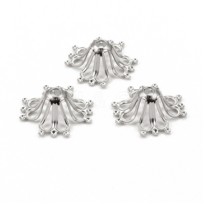 Non-Tarnish 304 Stainless Steel Fancy Bead Caps X-STAS-I167-02P-1