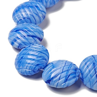 Handmade Lampwork Beads Strand LAMP-C008-04A-1