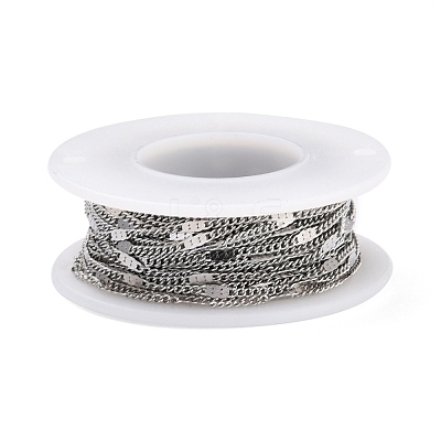 Tarnish Resistant 304 Stainless Steel Figaro Chain CHS-D033-04P-1