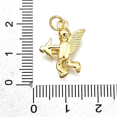 Rack Plating Brass Pendants KK-D343-07G-1