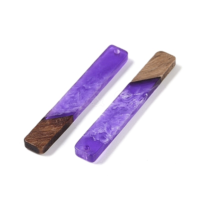 Resin & Wood Big Pendants WOOD-F015-02E-1