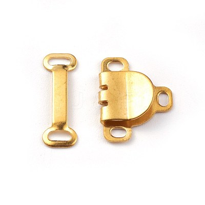 Brass Trouser Fasteners FIND-WH0043-02D-1