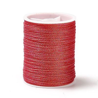 12 Rolls 12 Colors 6-Ply Polyester Metallic Embroidery Thread OCOR-L046-01A-1