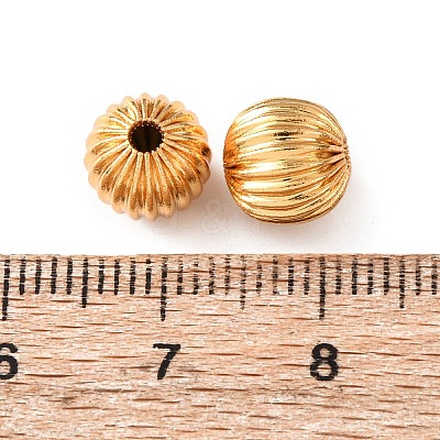Brass Beads KK-C157-14G-1
